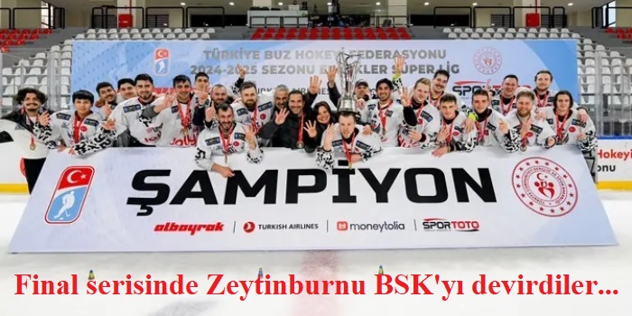 Buz hokeyinde zafer Buzadam’ın…