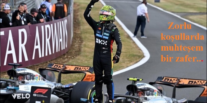 Silverstone Pisti'nde Lando Norris kazandı...