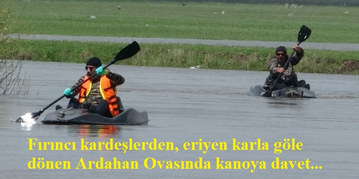 Kura Nehri'nde kano keyfi…