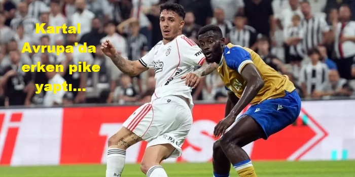 Beşiktaş’tan Avrupa’ya erken veda: 0-1